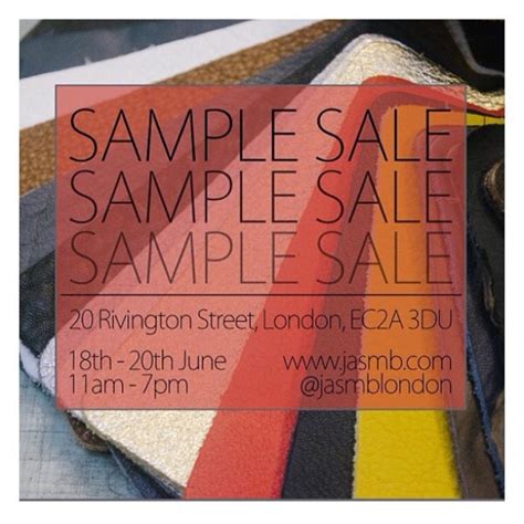 london sample sales uk